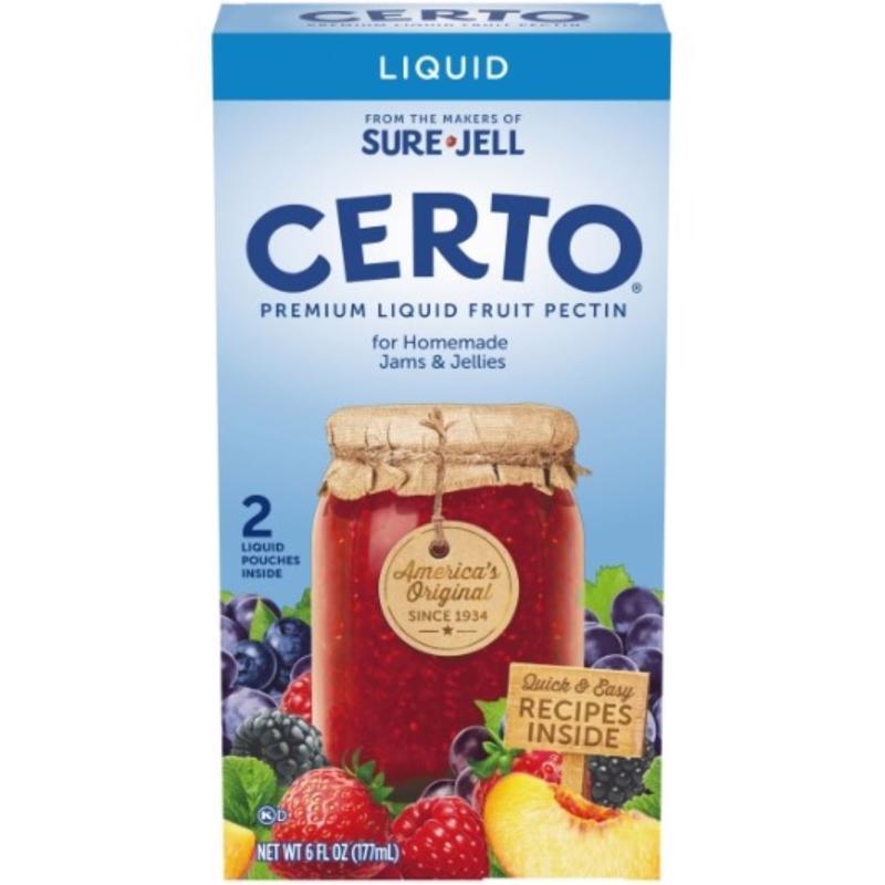 Certo Fruit Pectin 6 fl. oz. Pouch