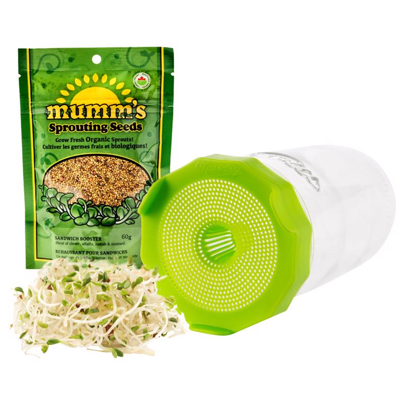 Masontops Wide Mouth Sprouting Kit 24 oz 1 pk Green