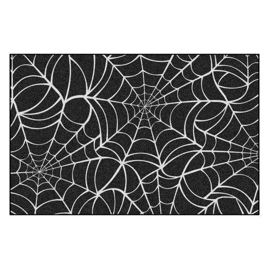 Fanmats 30 in. W X 20 in. L Multi-Color Spider Web Nylon Door Mat