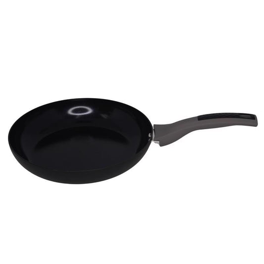 Imusa Mirro Ceramic Coated Aluminum Fry Pan 8 in. Black