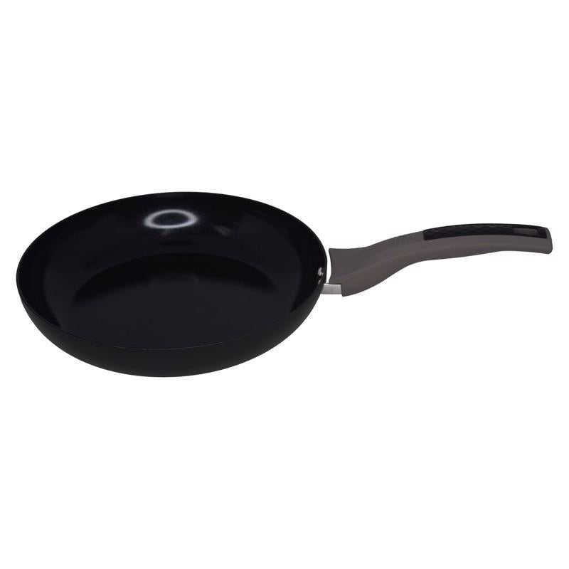 Imusa Mirro Ceramic Coated Aluminum Fry Pan 10 in. Black