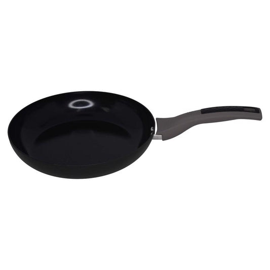 Imusa Mirro Ceramic Coated Aluminum Fry Pan 10 in. Black