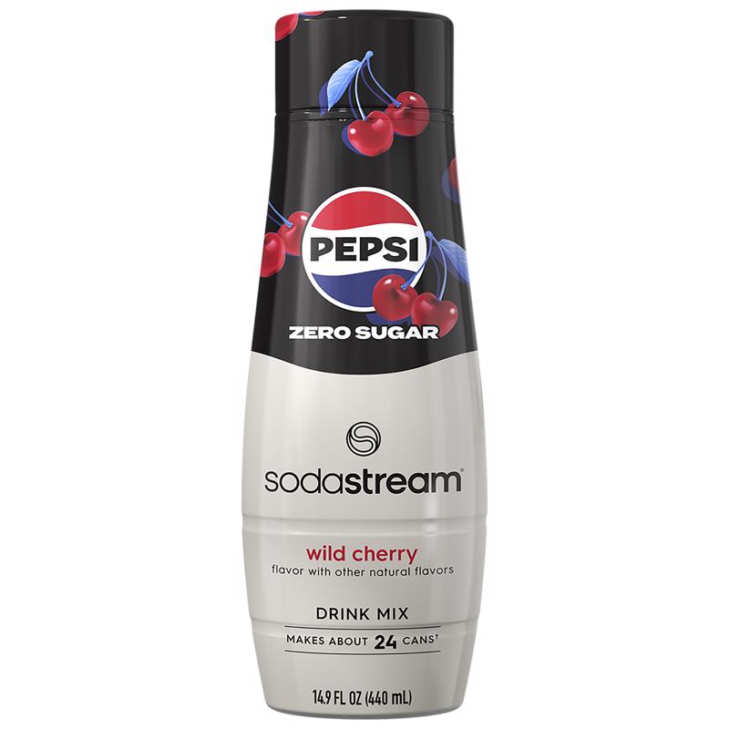 SodaStream Pepsi Zero Sugar Cherry Soda Mix 440 ml 1 pk