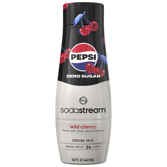 SodaStream Pepsi Zero Sugar Cherry Soda Mix 440 ml 1 pk