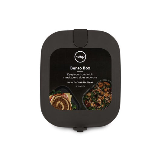 W&P 58 fl. oz. Charcoal Bento Box 1 pk