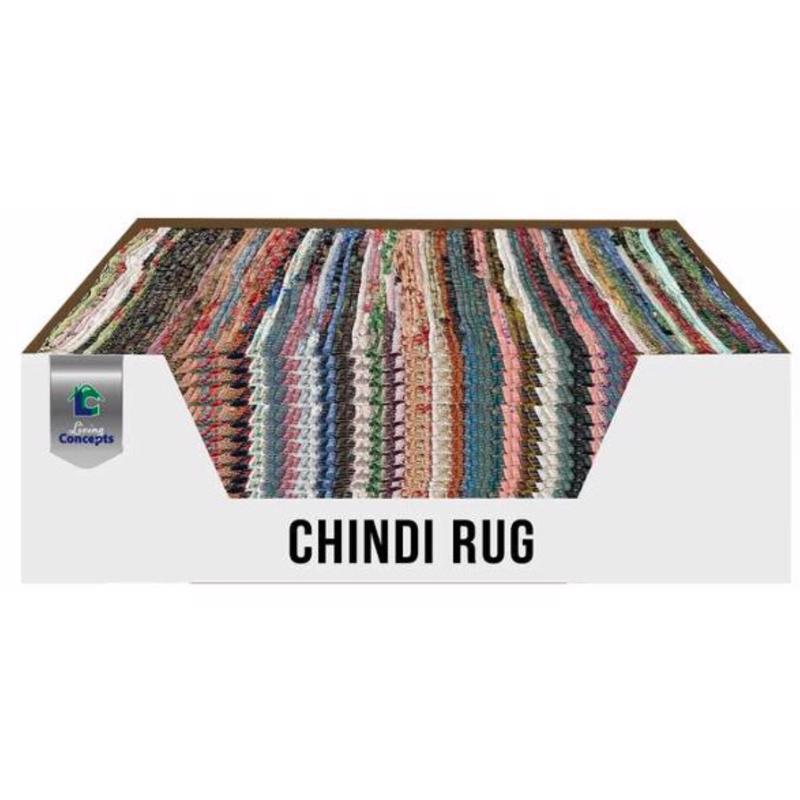 Living Concepts 20 in. L X 30 in. W Multicolored Cotton/Polyester Bath Rug