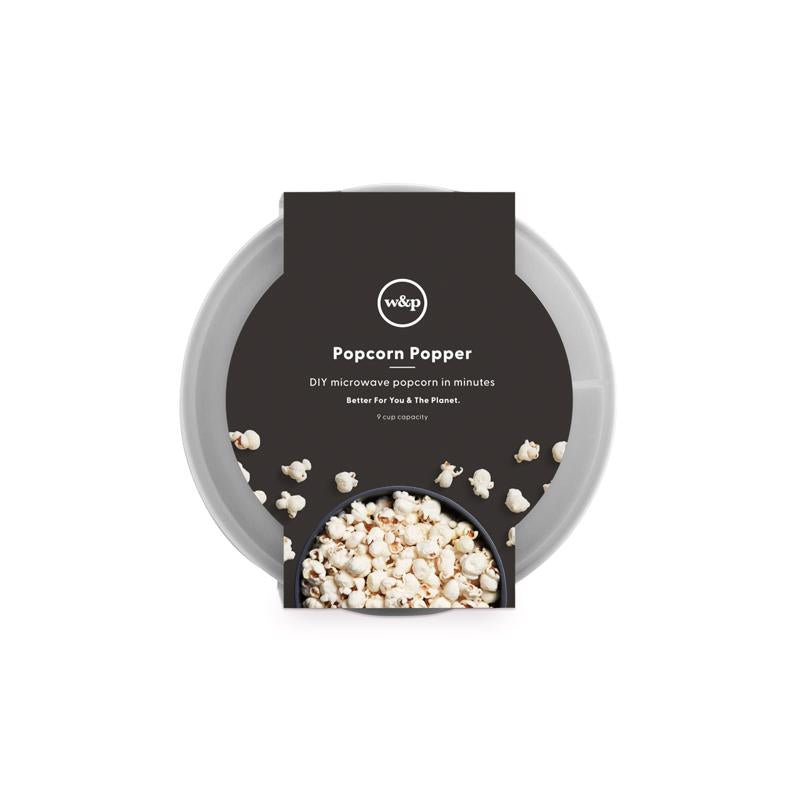 W&P Black 9 cups Air Microwave Popcorn Popper
