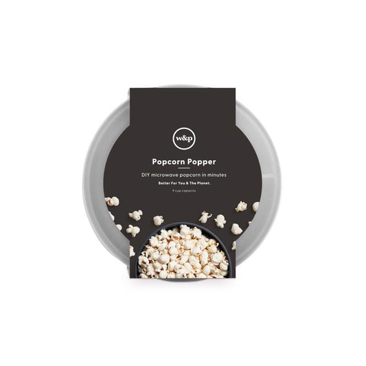 W&P Black 9 cups Air Microwave Popcorn Popper