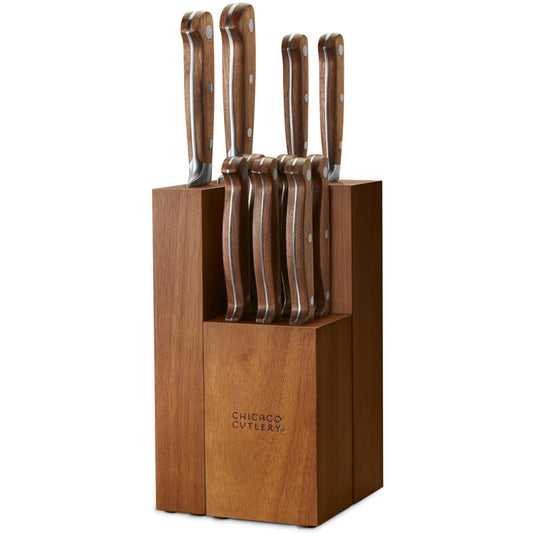 Chicago Cutlery Stainless Steel Block Knife Set 12 pc