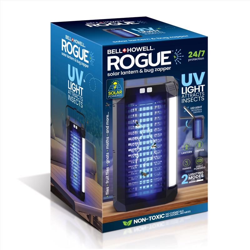 Bell & Howell Rogue Indoor and Outdoor Mosquito Zapper and Lantern 1500 ftÂ² 2 W