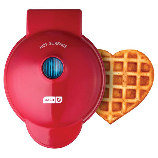 Dash 1 waffle Red Aluminum Waffle Maker