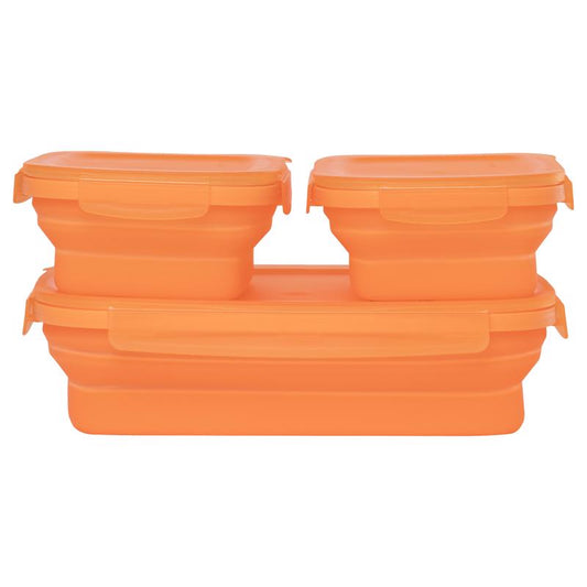 Drip EZ New Secondz Orange Food Storage Container Set 3 pk
