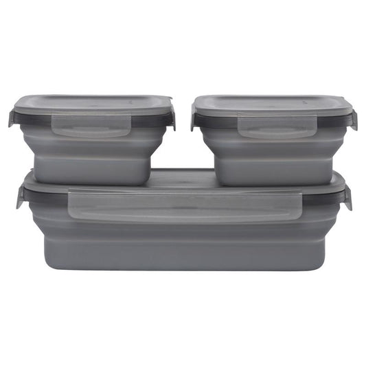 Drip EZ New Secondz Charcoal Food Storage Container Set 3 pk