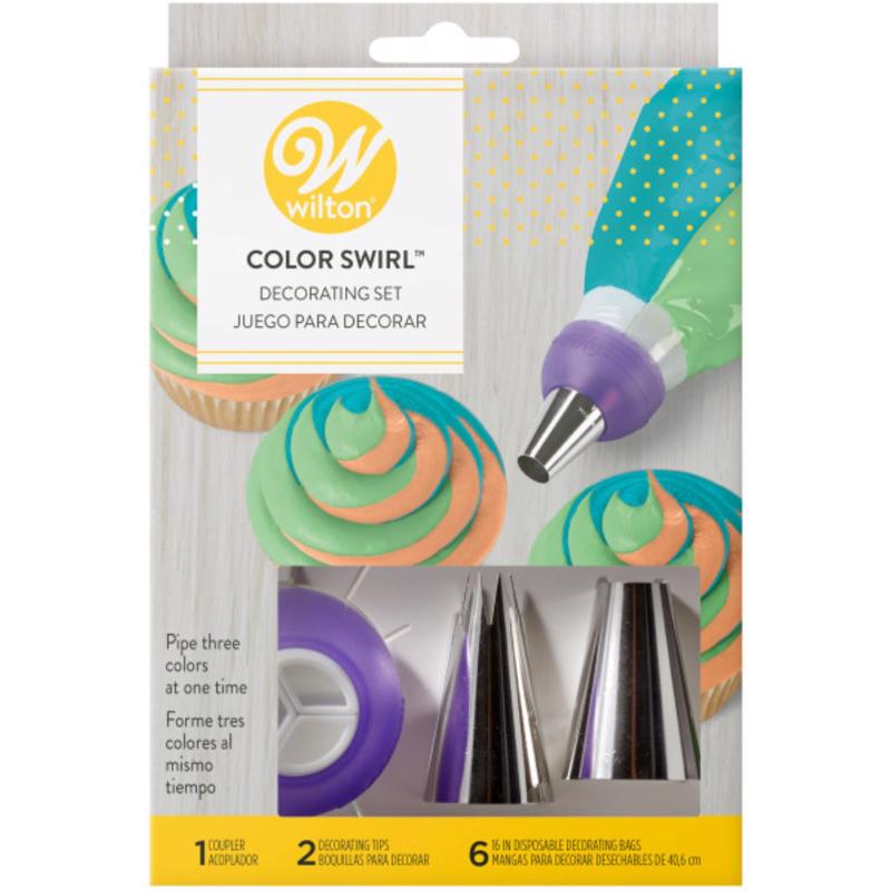 Wilton Color Swirl Coupler Decorating Set Assorted