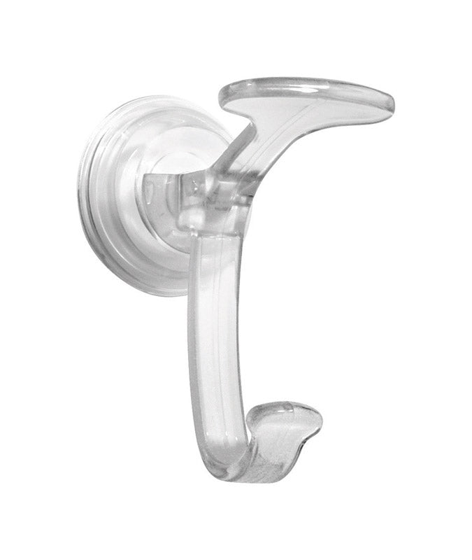 iDesign Power Lock 4.1 in. H X 2.3 in. W X 6.5 in. L Clear Suction Cup Hooks