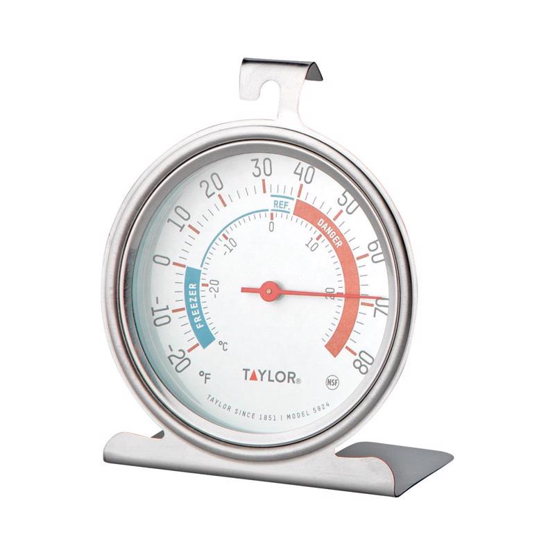 Taylor Instant Read Analog Freezer/Refrigerator Thermometer