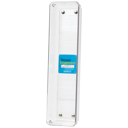 iDesign Linus 2 in. H X 3 in. W X 12 in. D Plastic Drawer Organizer