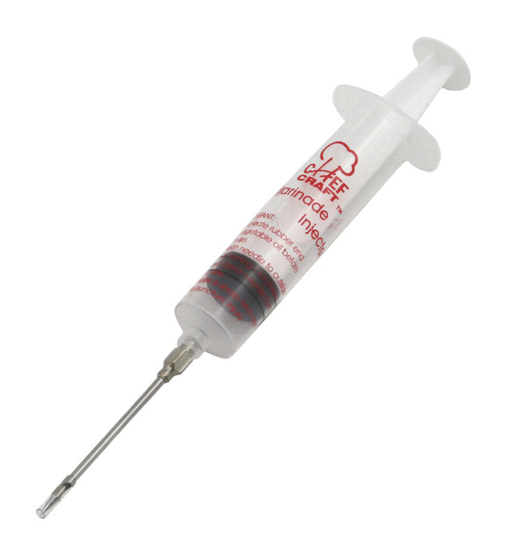 Chef Craft Clear Stainless Steel Marinade Injector 1 oz