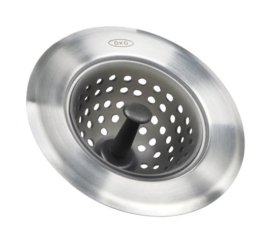 OXO Good Grips Satin Silicone Kitchen Sink Strainer
