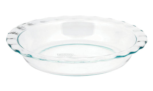 Pyrex 9.5 in. W X 9-1/2 in. L Pie Plate Clear