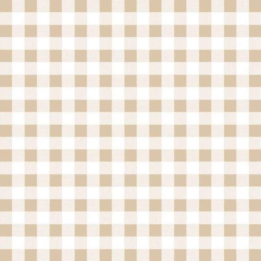 Con-Tact Grip Prints 4 ft. L X 18 in. W Khaki Plaid Non-Adhesive Shelf Liner