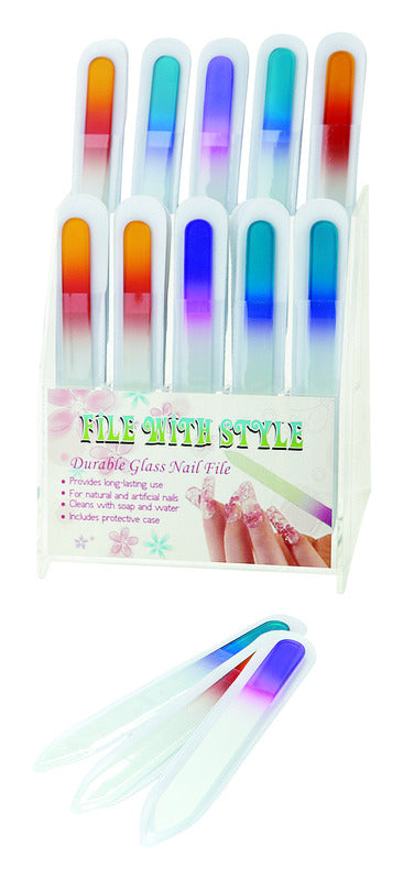 Diamond Visions Health and Beauty Nail File Glass 1 pk