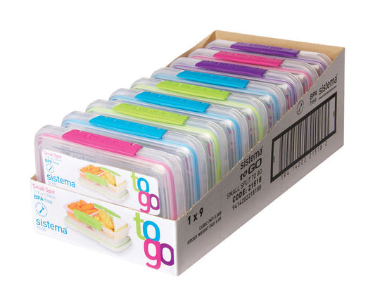 Sistema 11.83 oz Clear Food Storage Container 1 pk