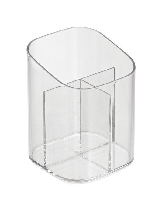iDesign Clear Cosmetic Organizer 4.5 in. H X 3.5 in. W X 3.5 in. D