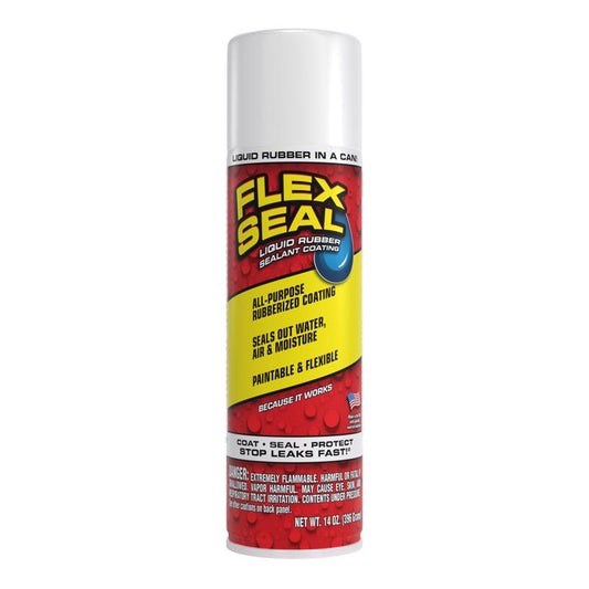 Flex Seal Family of Products Flex Seal White Rubber Spray Sealant 14 oz
