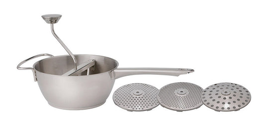 Harold Import 20 oz Silver Stainless Steel Food Mill