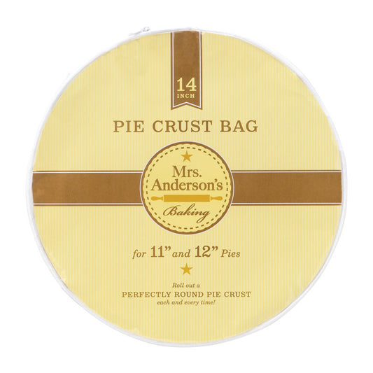 Mrs. Anderson's Baking Baking 14 in. W X 14 in. L 14.375 in. Pie Crust Bag White