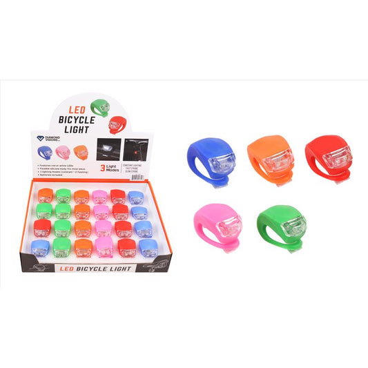 Diamond Visions Plastic LED Bike Light Assorted
