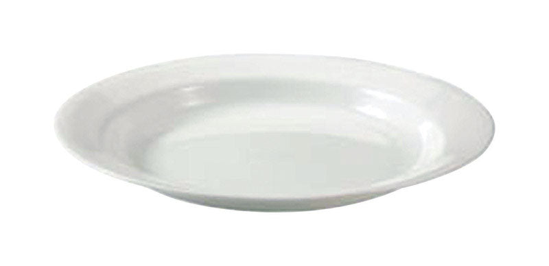 Corelle Livingware 15 oz White Porcelain Winter Frost White Soup/Salad Bowl 8-1/2 in. D 1 pk