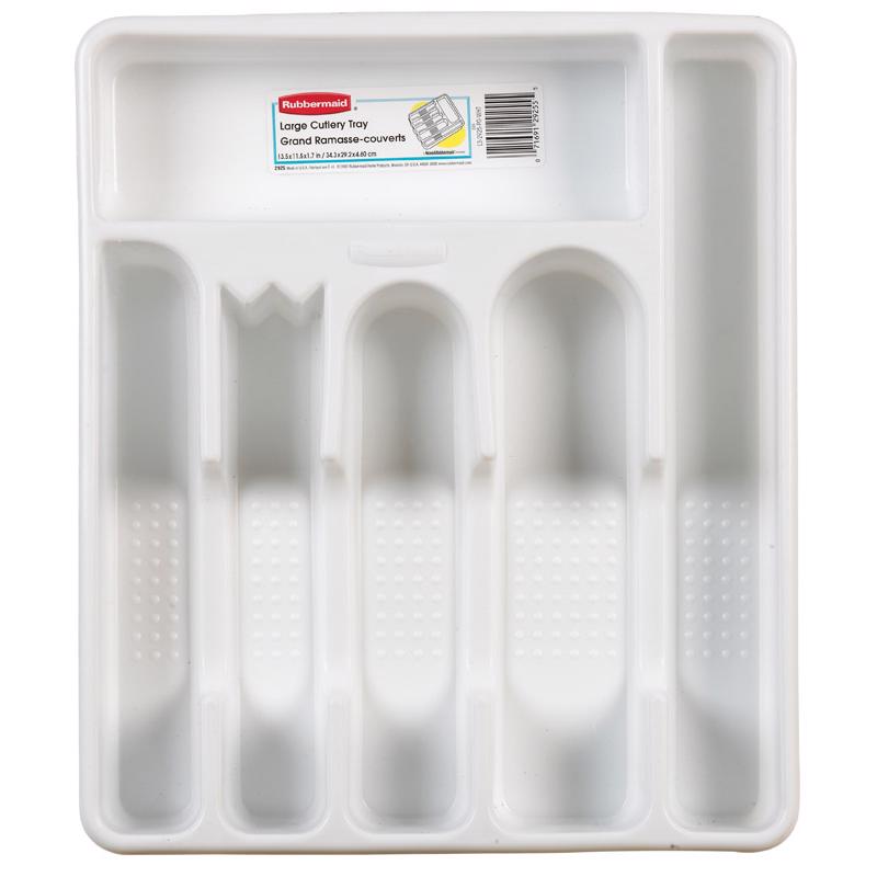 Rubbermaid 1.75 in. H X 11.5 in. W X 13.5 in. D Plastic Cutlery Tray