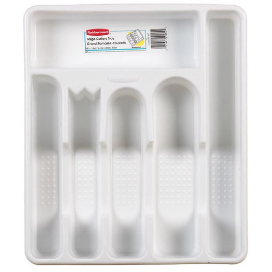 Rubbermaid 1.75 in. H X 11.5 in. W X 13.5 in. D Plastic Cutlery Tray