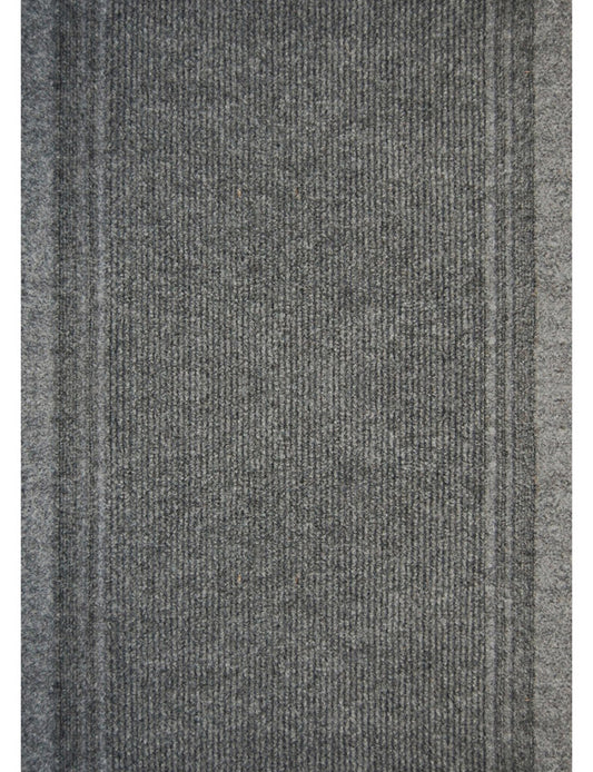 Multy Home Tracker 60 ft. L X 26 in. W Gray Nonslip Carpet Runner
