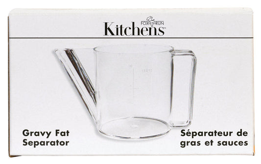 Fox Run Clear Polycarbonate Fat/Gravy Separator 1-1/2 cups