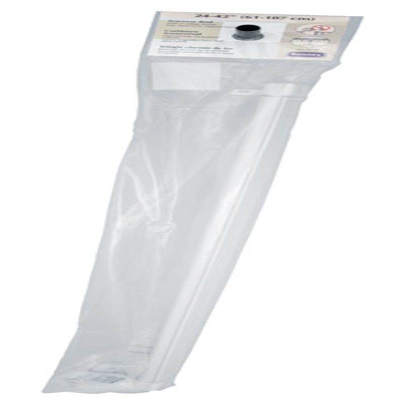 Kenney White Traverse Curtain Rod 78 in. L X 150 in. L