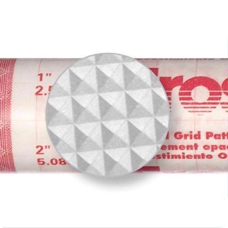 Con-Tact Diamond 9 ft. L X 18 in. W Clear Frosty Grid Privacy Film