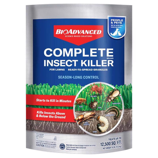 BioAdvanced Complete Brand Insect Killer for Soil & Turf Granules 10 lb