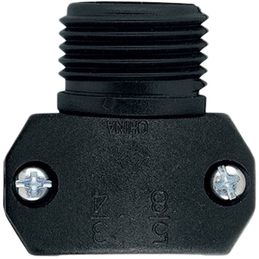 Orbit 5/8 - 3/4 in. Plastic Threaded Female/Male Hose Mender