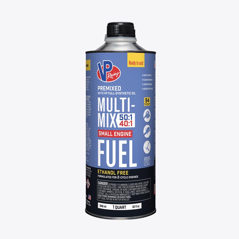 VP Racing Fuels Small Engine Ethanol-Free 2-Cycle 40:1/50:1 Small Engine Fuel 1 qt