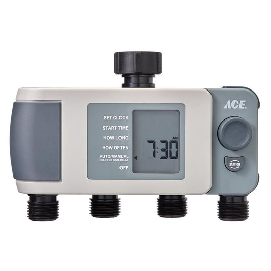 Ace Programmable 4 Zone Digital Water Timer