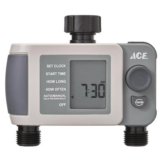 Ace Programmable 2 Zone Digital Water Timer