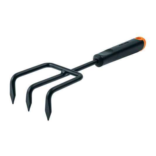 Fiskars 200S 3 Tine Stainless Steel Cultivator 12 in.