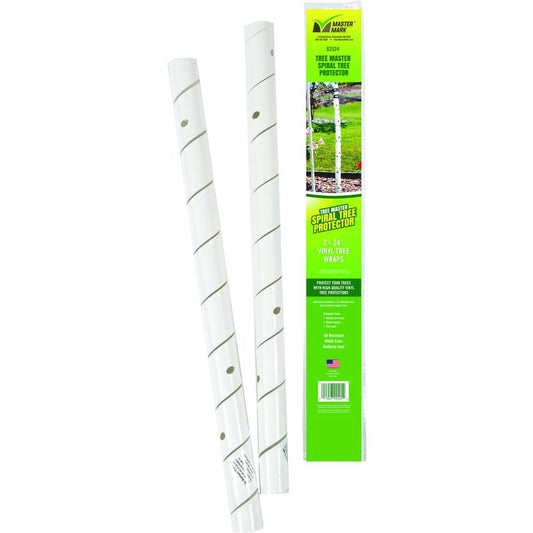 Master Mark Treemaster 24 in. H White Plastic Spiral Tree Protector