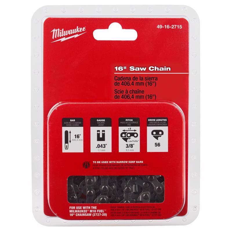Milwaukee 49-16-2715 16 in. Chainsaw Chain 56 links