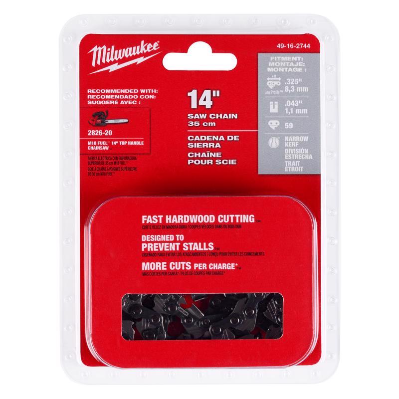 Milwaukee 49-16-2744 14 in. Chainsaw Chain 59 links