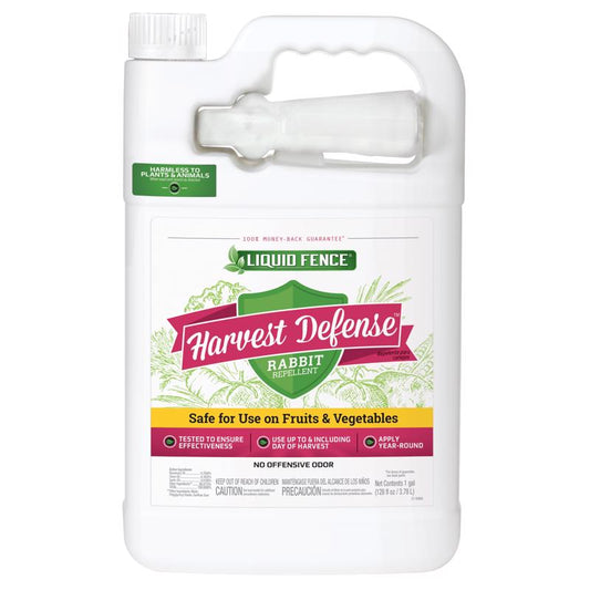 Liquid Fence Harvest Defense Animal Repellent Liquid For Rabbits 1 gal