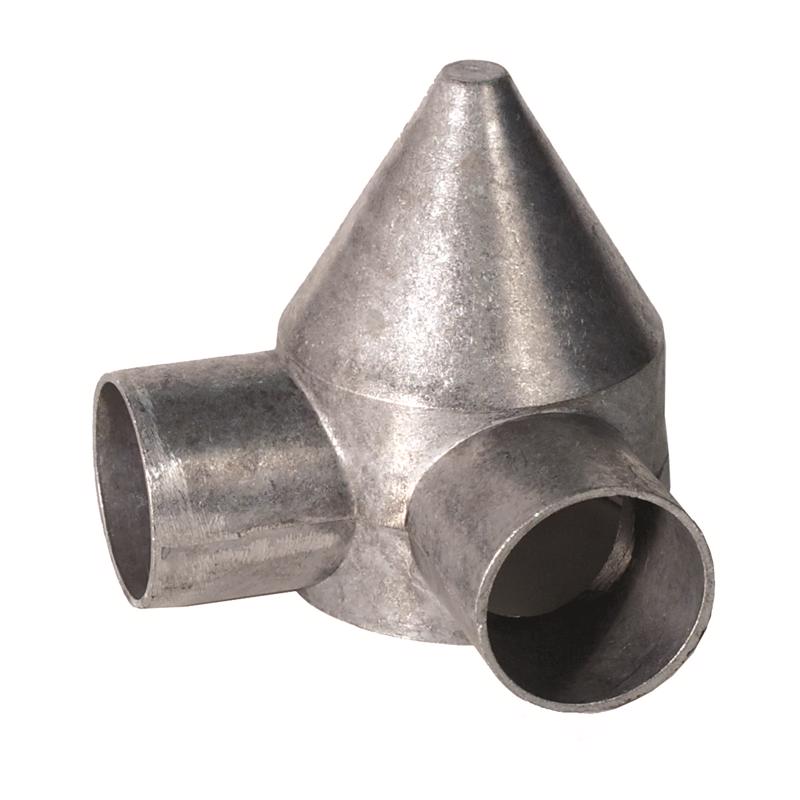 Yardlink Silver Aluminum Chain Link Bullet Cap 1 pk